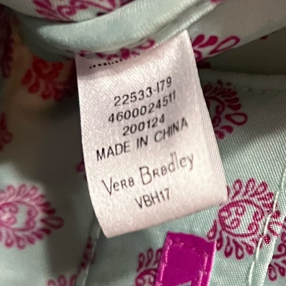 Vera Bradley Iconic Rfid Little Crossbody Wildflower - Picture 9 of 11